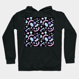 3D Shapes Background 4 Hoodie